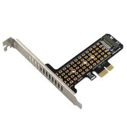 Adaptateur M.2 NVMe SSD vers PCIE 3.0 X1 X4 X16, carte d'interface de clé M, prise en charge de PCI Express 3.0 2230 2242 2260 2280 