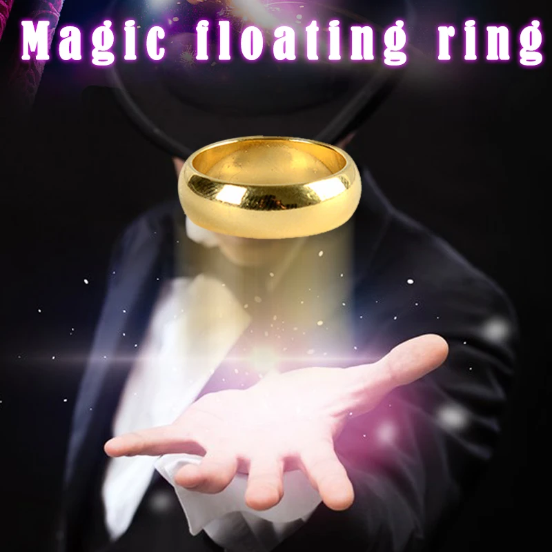 

Magic Props Floating Ring Magic Trick Arc Magnetic Ring for Magic Shows BM88