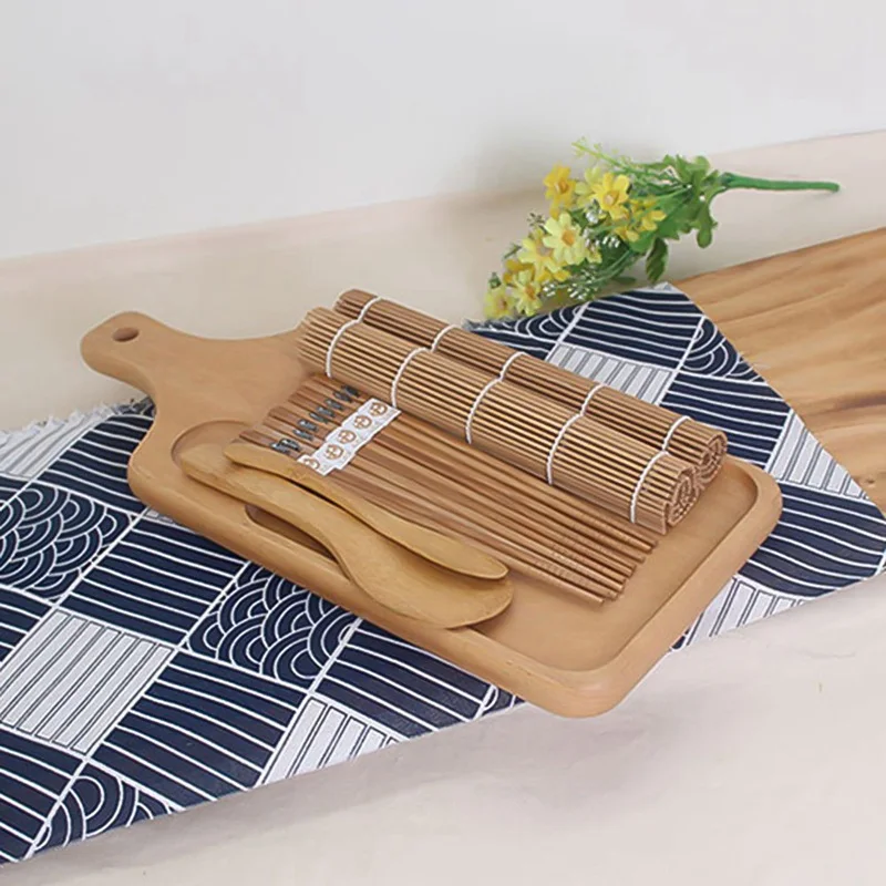 9 шт./компл. DIY набор для приготовления суши форма для риса Кухня устройство для изготовления суши набор формочек для суши, Пособия по кулинарии набор инструментов для приготовления суши рулон Пособия по кулинарии инструменты