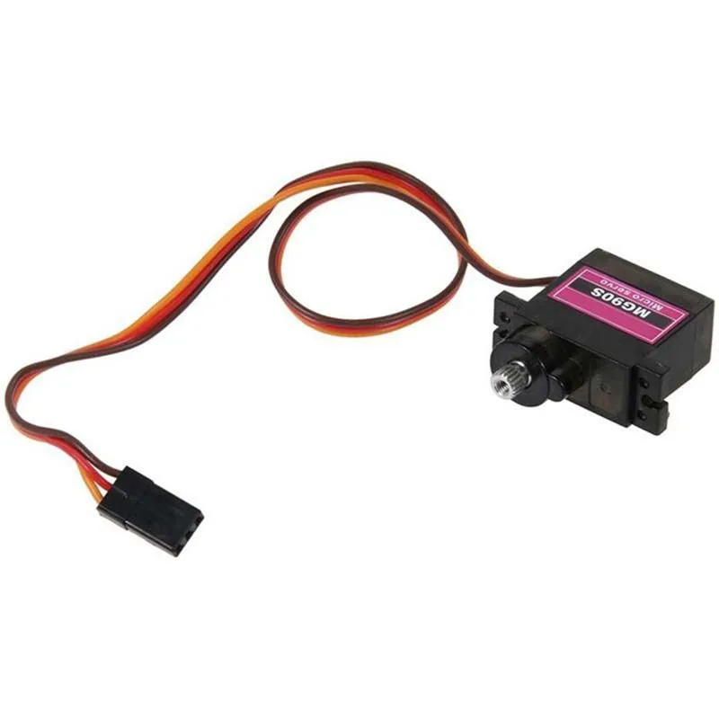 MG90S Micro Metal Gear 9g Servo for RC Plane Helicopter Boat Car 4.8V- 6V Toy airplane accessories #3D09 (2)