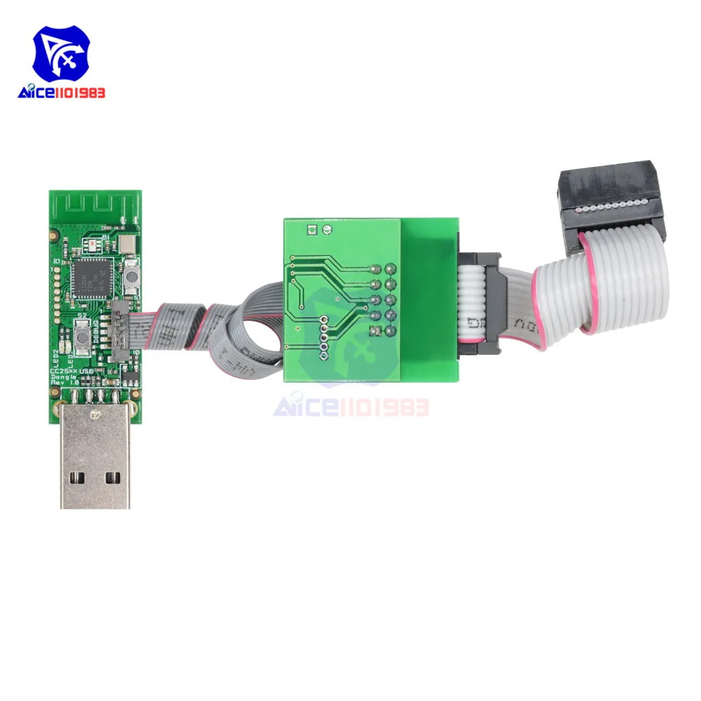 Diymore SmartRF04EB Bluetooth, Zigbee Simulator CC2531 CC2540 анализатор голой платы Zigbee Sniffer Программируемый разъем адаптера