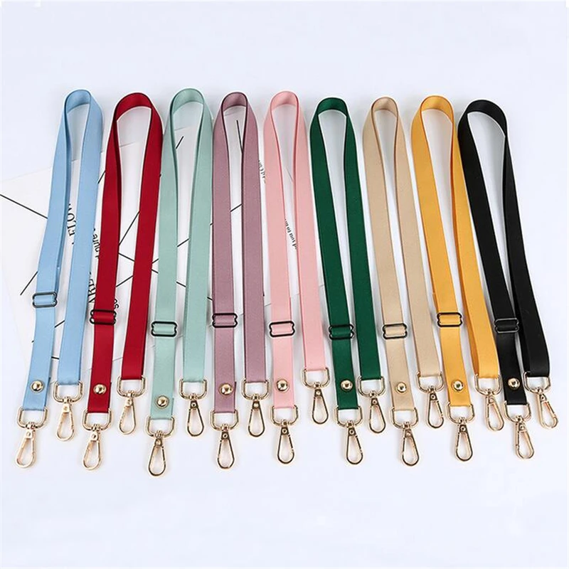 

Universal Solid Color Shoulder Strap Diagonal Strap Lanyard Bow Simple Bag Adjustable Mobile Shell Long Hanging Women