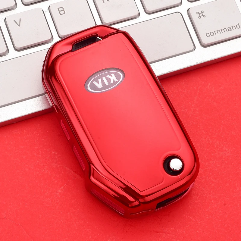 Soft TPU Car Remote Key Case Cover key case cover key case car key shell remote control case cover Protective Shell Fob For KIA Sportage R GT Stinger GT Sorento Ceed CD Cerato Forte