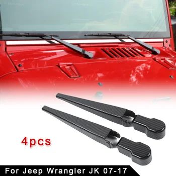 

4pcs/Set Front Window Windshield Wiper Cover Trim For Jeep Wrangler JK 07-17 New And High Quality