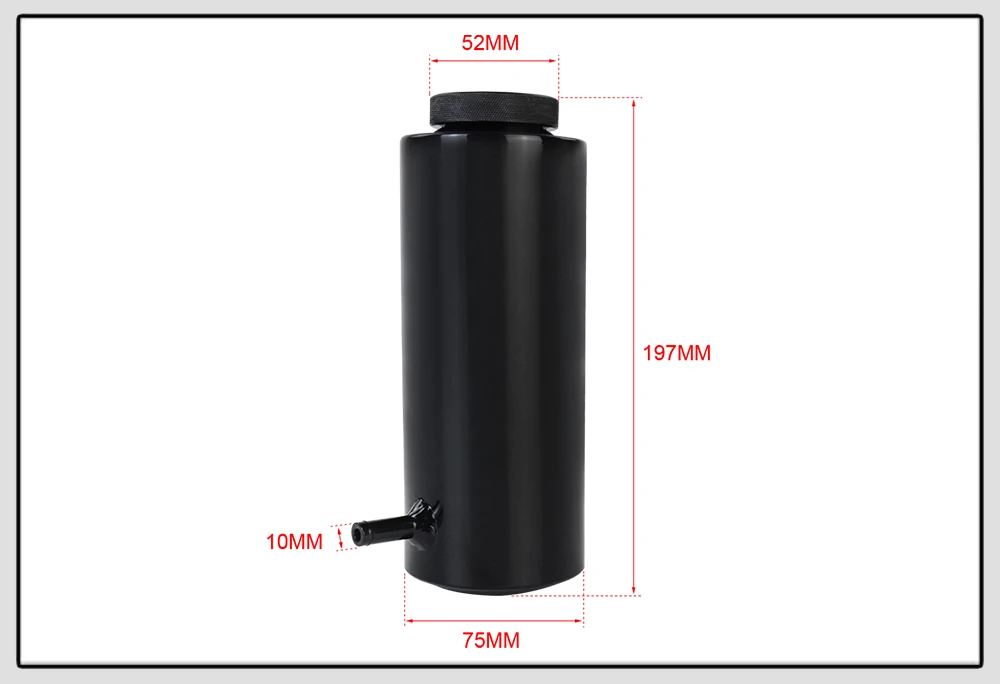 УНИВЕРСАЛЬНЫЙ ЦИЛИНДР радиатора Хладагент расширение при переполнении бака с 1/16 вентиляционное отверстие охлаждения поймать бутылочка пласт Алюминий 800 мл