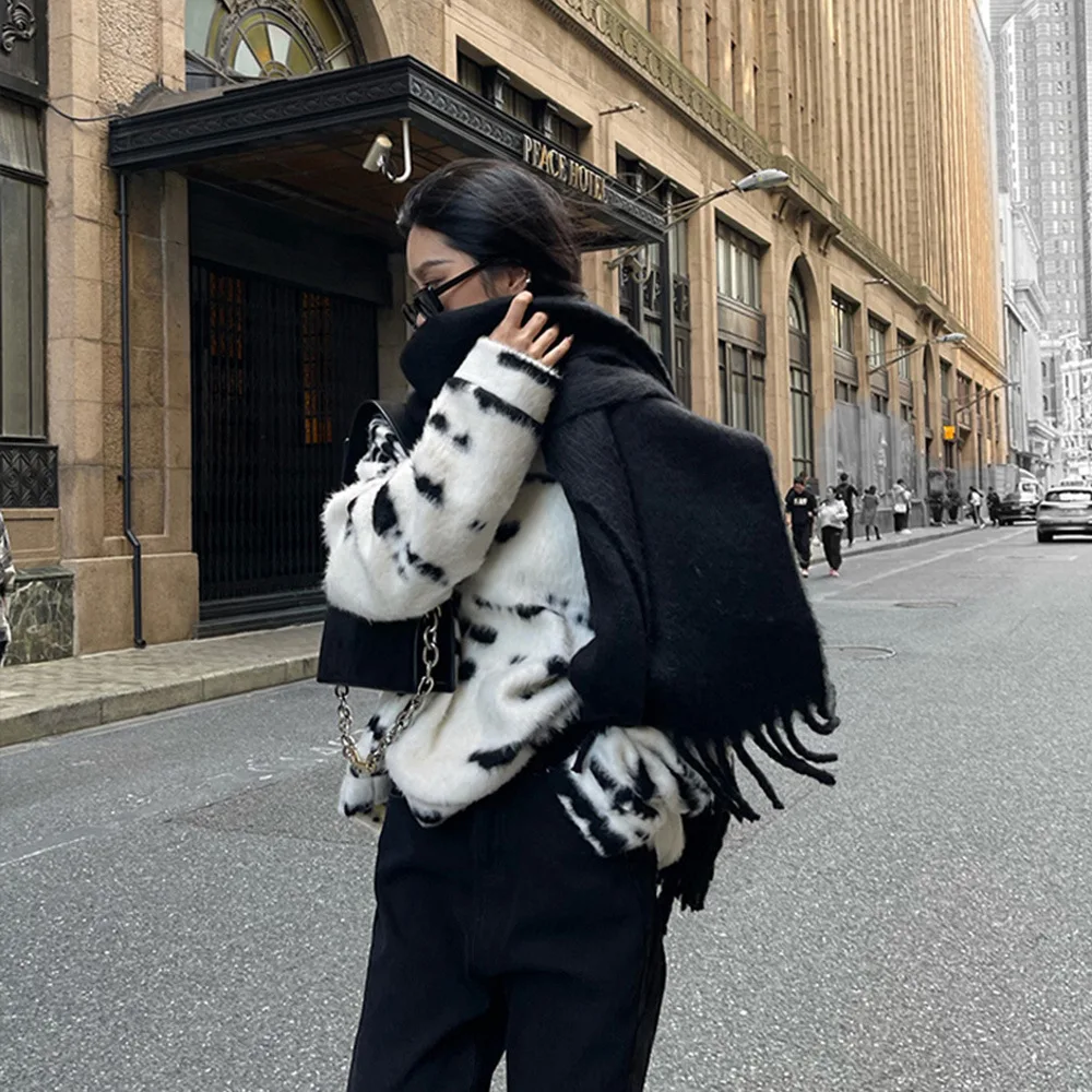 Luxury Winter Scarf Cashmere Warm Pashmina 6