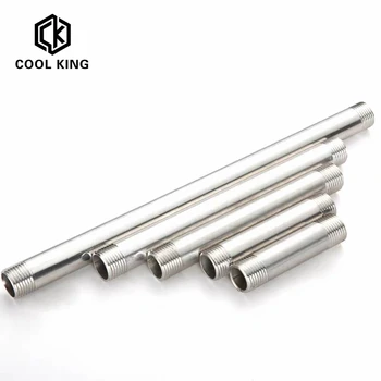 

CK 1/4"-2" Water connection Male X Male N8-DN50 Threaded Pipe Fittings Stainless Steel SS304 100mm 150mm 200mm 300mm Length