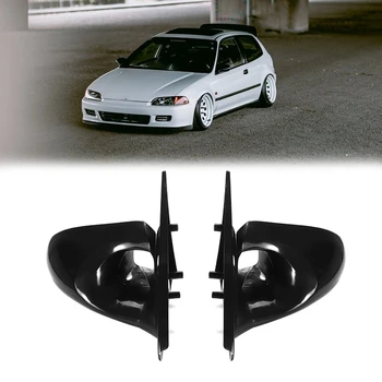 

2Pcs Manual Car Door Rear View Mirror for Honda Civic Eg 2Dr 1992-95