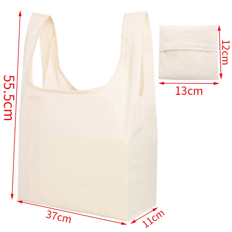 

Unisex Handbags Custom Canvas Tote Bag Print Text Your Design Grocery Daily Use Reusable Cotton Travel Casual Shopping Bag