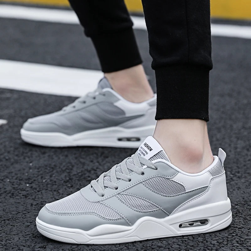 

Men's Sport Shoes Flying Weave Casual Sneakers Man Super Light Air Cushioning Mesh Walking Shoes Krasovki Men Erkek Ayakkabi