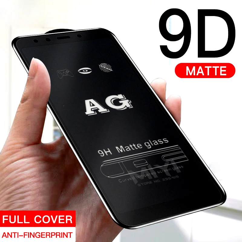 

matte protective glass for samsung galaxy j4 j6 plus j8 2018 screen protector frosted glass sansung a6 a8 plus a9 a7 2018 film