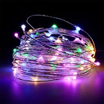Led Light String Color Changing Light Battery Power 3 X AAA String Led Christmas Lights Holiday Fairy Lights Luces De Navidad