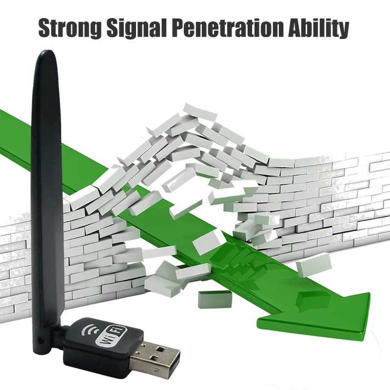 Usb wifi адаптер ethernet lan 150 беспроводной 802.11n ноутбук Настольный ключ Карта Антенна 2 4g