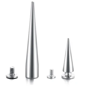 Collana girocollo lunga con borchie punk in pelle per donne e uomini, con grandi borchie e accessori in stile gotico_voghion.com