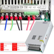 Module de commutation régulée, alimentation électrique à courant continu, 65V, 800W, Compatible avec voltmètre RD6018