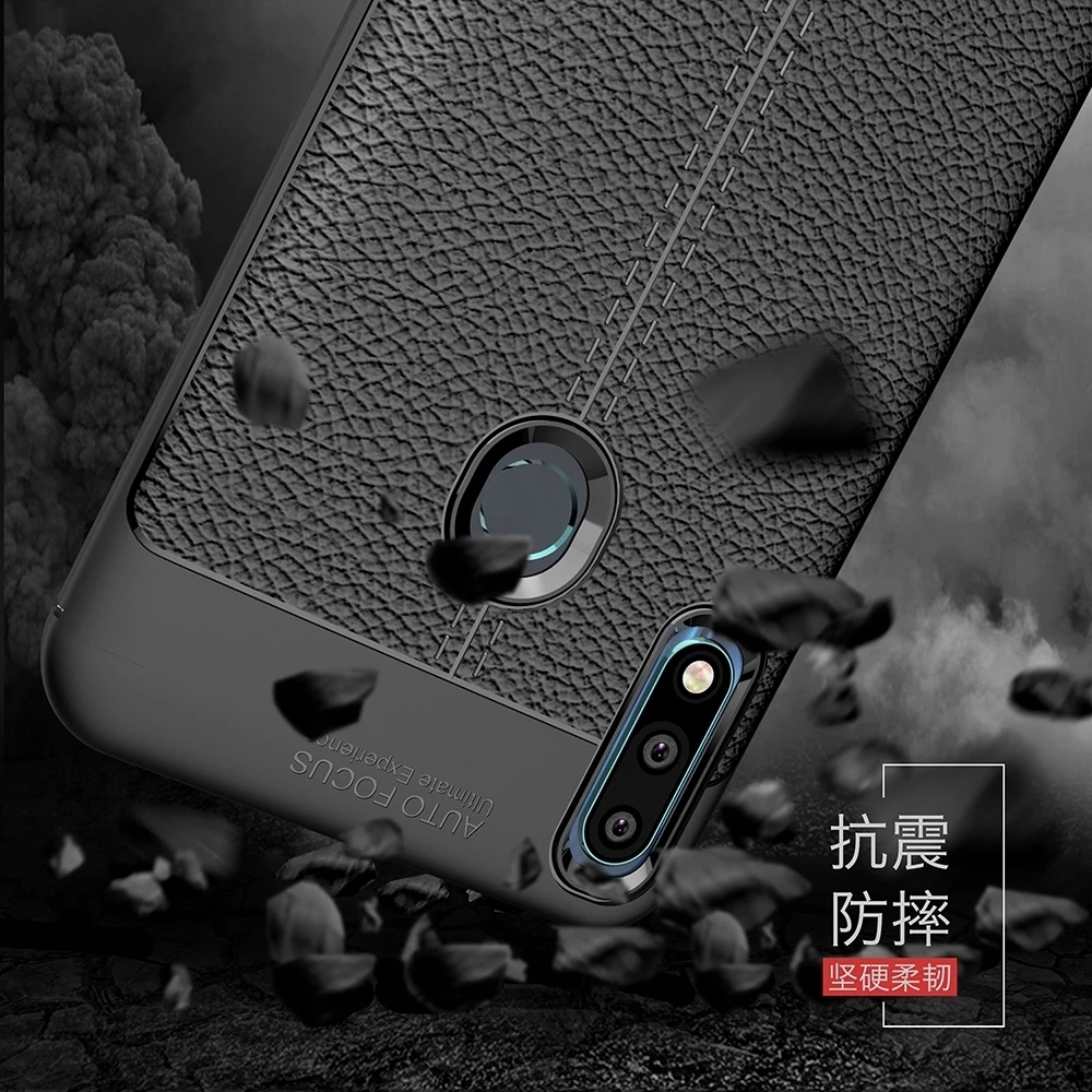 Чехол для телефона s для Asus Zenfone Max Pro M2 ZB631KL, мягкая кожа, текстура, полная защита, чехол на Max Pro M 2 ZB633KL Coque