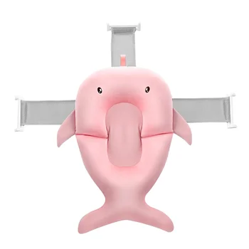 

Cartoon Whale Bath Cushion Anti-slip Floating Cushion Seat Bathtub Pad for Baby Infant (Pink)