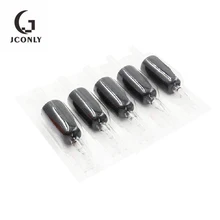 20 шт 25 мм стерилизованные одноразовые 5RT ручки татуировки с четкими длинными наконечниками круглая трубка татуировки для иглы татуировки/машины татуировки