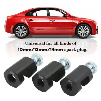 

10-14mm Auto Spark-Plug Gap Gapping Gapper Feeler Aluminum Sparkplug Gauge Caliper Engine Ignition System Diagnostic Test Tool