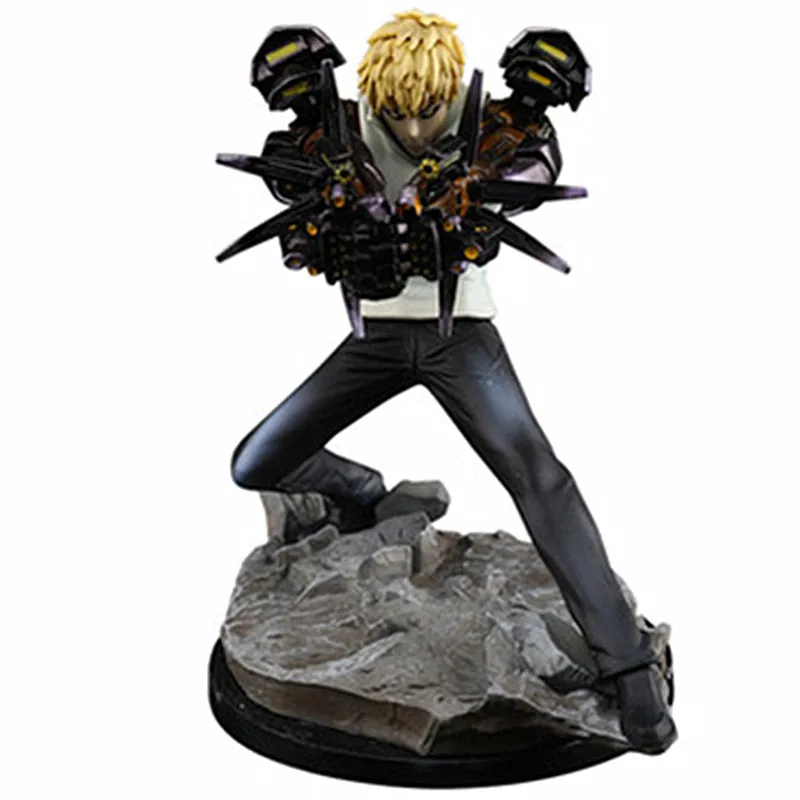 Черный Аниме One Punch Man персонаж Genos Super DXF фигурка Коллекционная модель игрушки A143 - Цвет: Черный