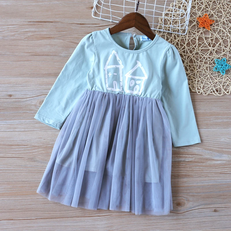 Sodawn Girl Dress Kids Clothes For Girls Super Star Design Baby Girl Dress For Children Girl Clothes Mesh Princess Birthdy Dress - Цвет: BZ169-Blue