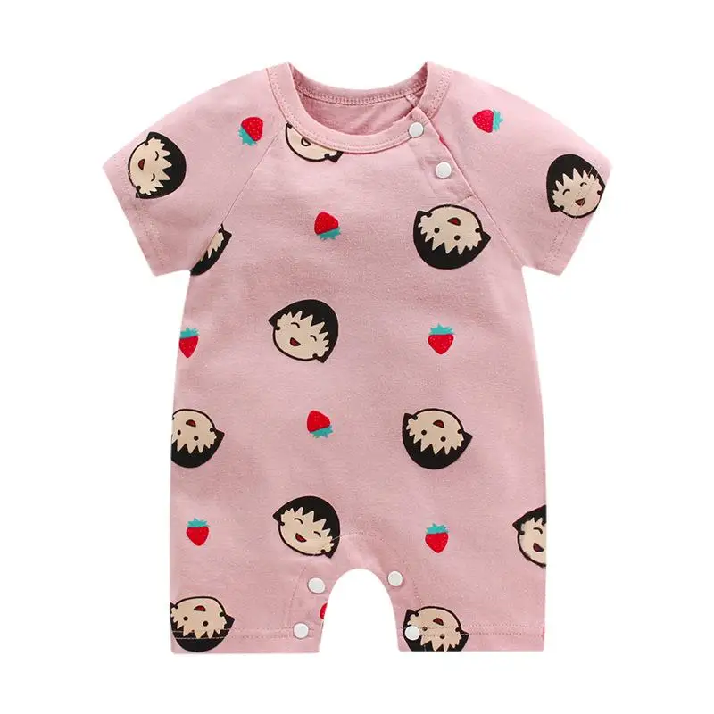 Newborn Baby Clothing 2019 New Fashion Baby Boys Girls Clothes 100% Cotton Baby Bodysuit Short Sleeve Infant Jumpsuits 0-24M bamboo baby bodysuits	 Baby Rompers