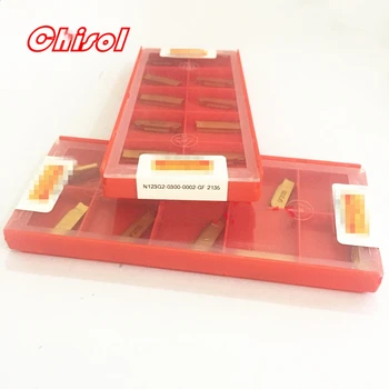 

high quality N123G2-0300-0002-CM 2135 cnc carbide external groove blade cutter 3mm turning blade inserts