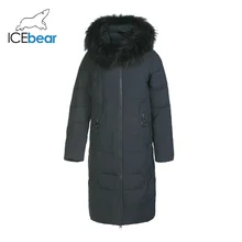 ICEbear2019 зимний длинный женский пуховик модная теплая Женская куртка Брендовая женская одежда GN318302P