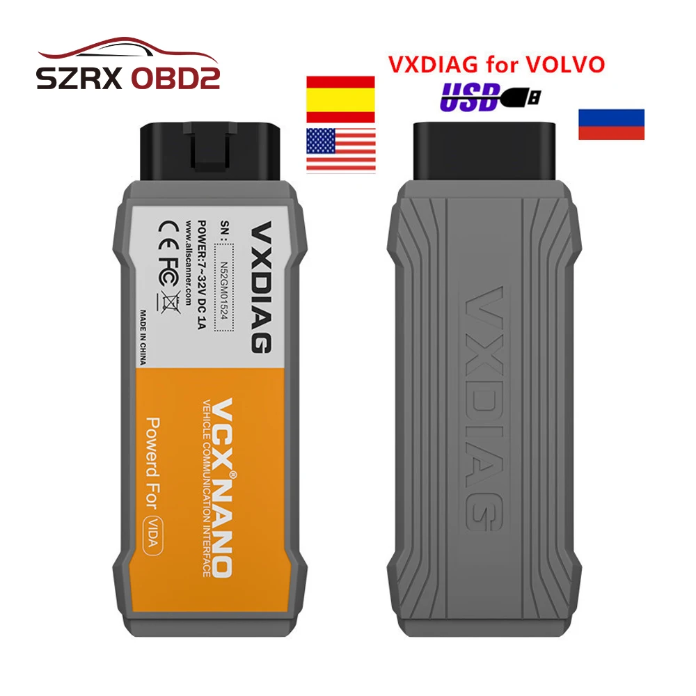 New VXDIAG VCX NANO Diagnostic-Tool For Volvo VIDA