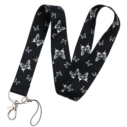 Pink Love Neck Strap Lanyard with Rainbow Keychain for ID Badge Holder, Cell Phone, and USB (15)