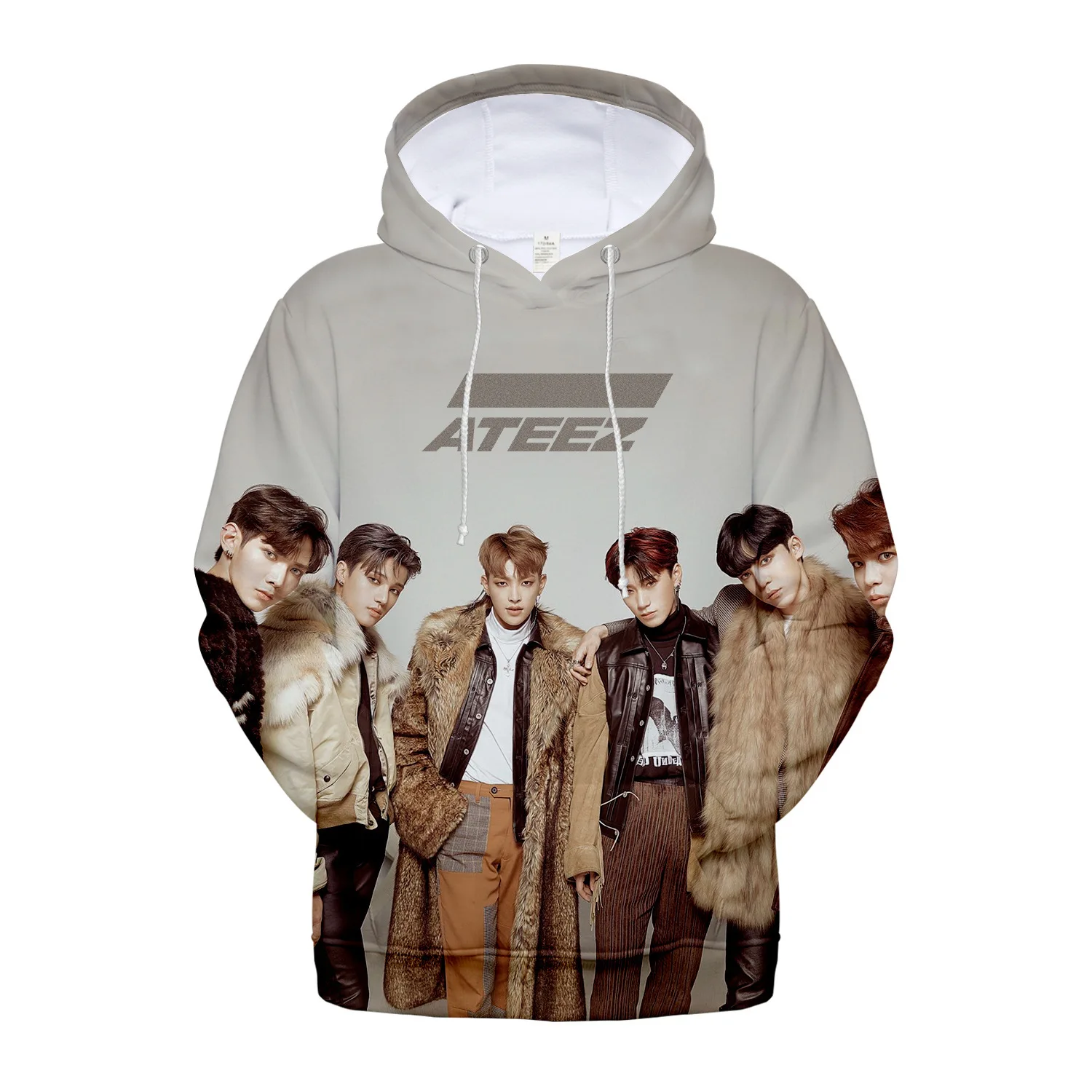 Ateez Kpop Толстовка Толстовки оверсайз Толстовка толстовки для женщин Роза Лиза Джени Jisoo одежды