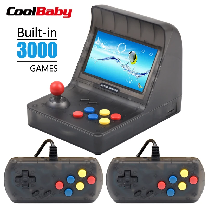 

Portable Mini Retro Handheld Game Console 4.3 Inch 64bit 3000 Video Games classical Family Game Console Gift RETRO ARCADE