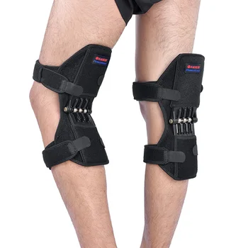 

Joint Support Knee Pads Patella Strap Breathable Non-slip Power Lift Spring Force Knee Booster Tendon Brace Band Pad