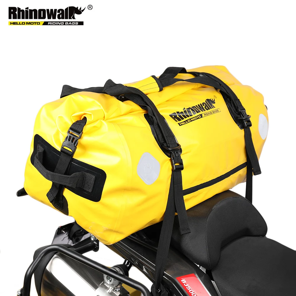 Новинка 2020 водонепроницаемая сумка Rhinowalk 65л прочная вместительная мотоциклетная