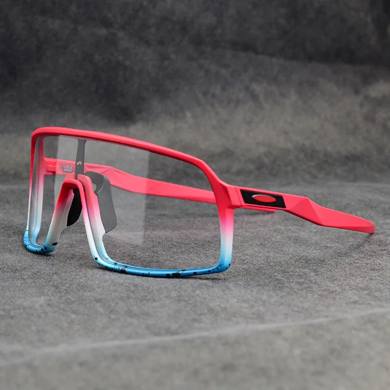 Photochromic 6 Men Women Road Bike Photochromic Glasses Cycling MTB Sport Eyewear Riding Goggle Outdoor Running Protection Sunglasses Uv400 - Color: Photochromic 6