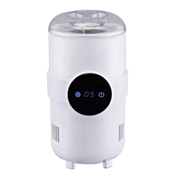 

Creative Elf Hot And Cold Cup Home Office Travel Mini Refrigerator Drink Thermostat Hot Milk Cooling Cup