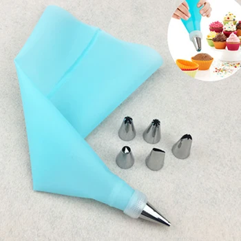 

16Pcs/set Silicone Pastry Bag Tips Kitchen DIY Icing Piping Cream Reusable Pastry Bags Set Cake Decorating Tools Pastry Bag