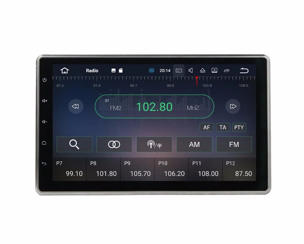 Автомобильный DVD плеер 10 1 дюйма Android 9 0 Восьмиядерный 2 din GPS Bluetooth стерео Sat Nav RDS Wi Fi