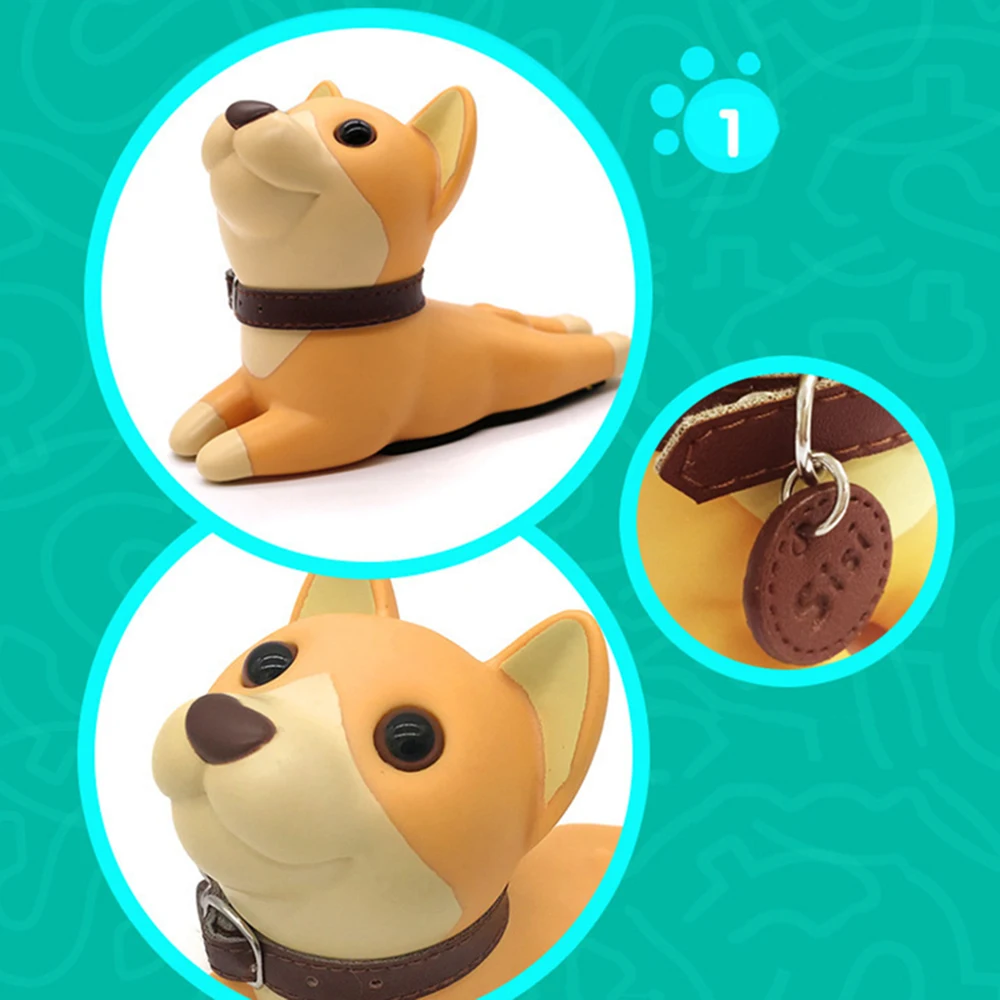 Мультяшные креативные ПВХ дверные стопоры, защитные игрушки для дома, милые собачки, стильные дверные стопоры