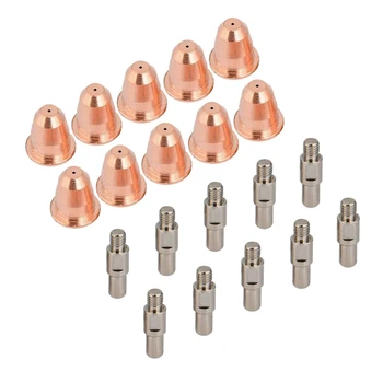 

10 x PR0110 Electrode + 10 x PD0116-08 Nozzles for S25 S45 Plasma Cutter Torch