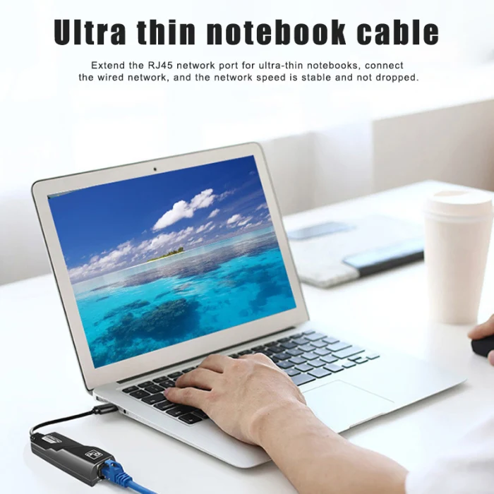 Тип C к RJ45 Gigabit 1000M сети Ethernet адаптер для ноутбука домашнего офиса FKU66