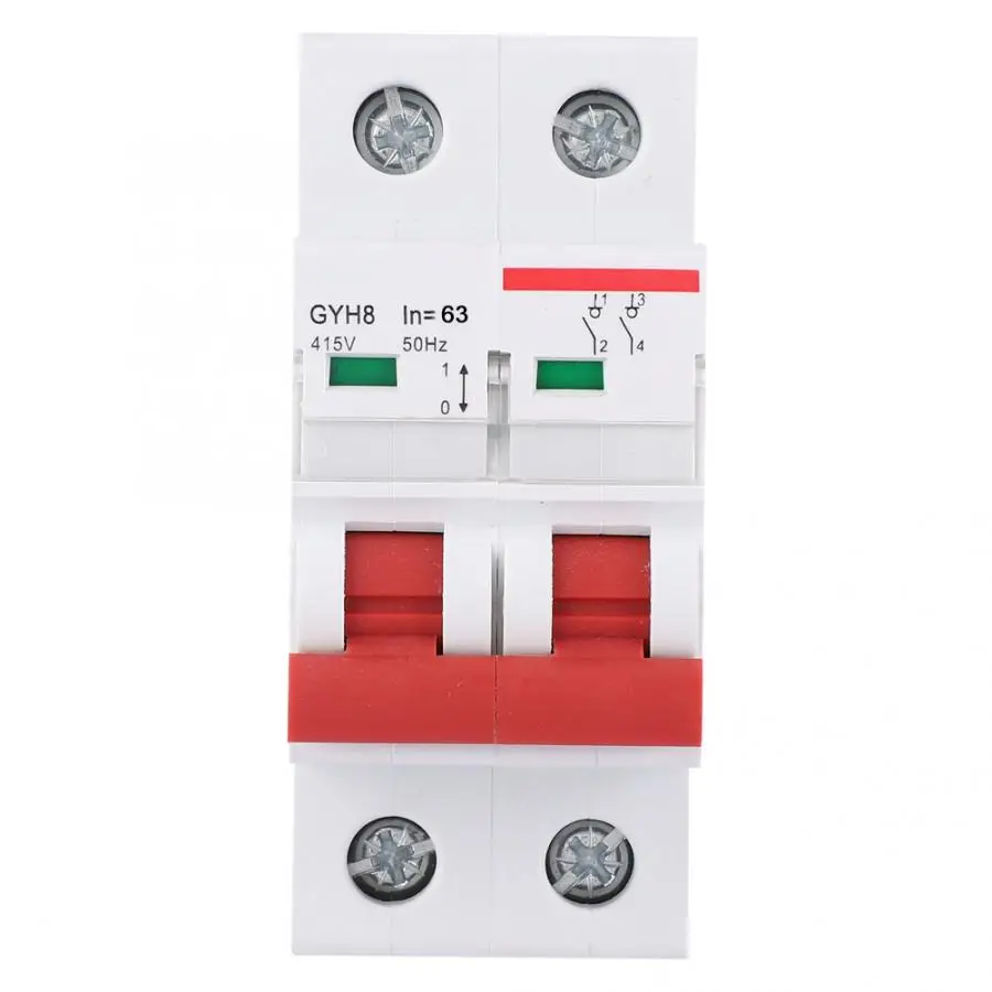 

Circuit Breaker GYH8 Isolating Switch Miniature Circuit Breaker 2P Air Switch 415VAC Circuit Protector Wifi Circuit Breaker
