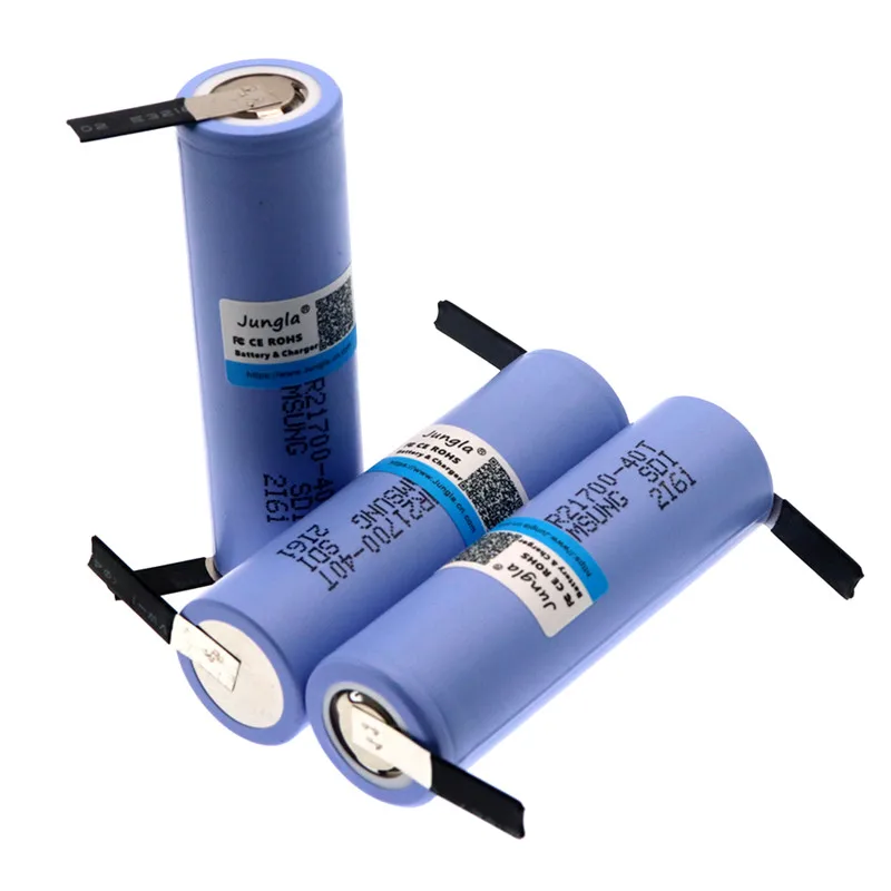 Новинка 21700 40T 4000mAh 35A 21700 мощность батареи мощность разряда электронная сигарета зарядка литиевая батарея+ DIY никелевые листы