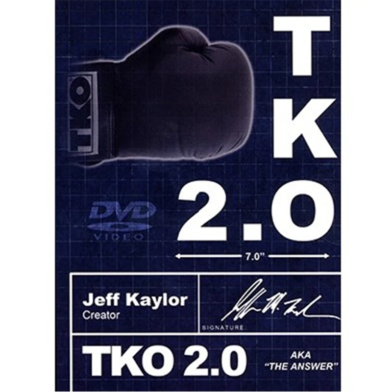 TKO2.0: вариант Kaylor черный и белый(DVD и скрытое приспособление) Волшебные трюки комедия сцена уличная магия иллюзии реквизит для фокусов