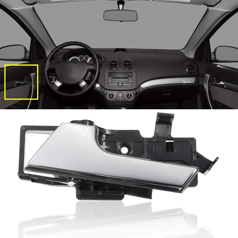 Ручка двери салона автомобиля правая/Левая для Chevrolet Aveo 2007 2008 2009 2010 2011 Aveo5 Pontiac G3