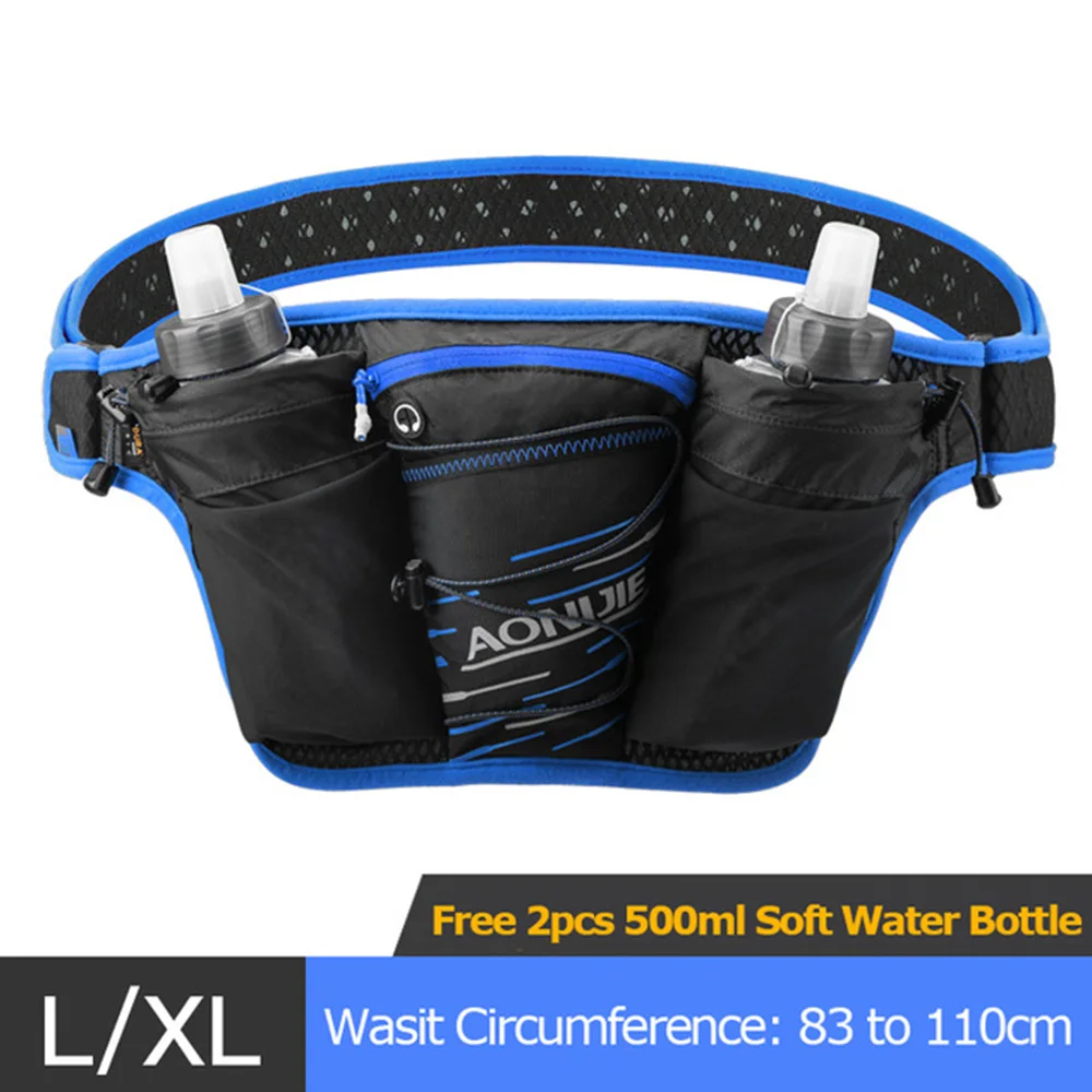 

Мужская и женская спортивная мягкая и удобная легкая дышащая поясная сумка для бега с двумя карманами