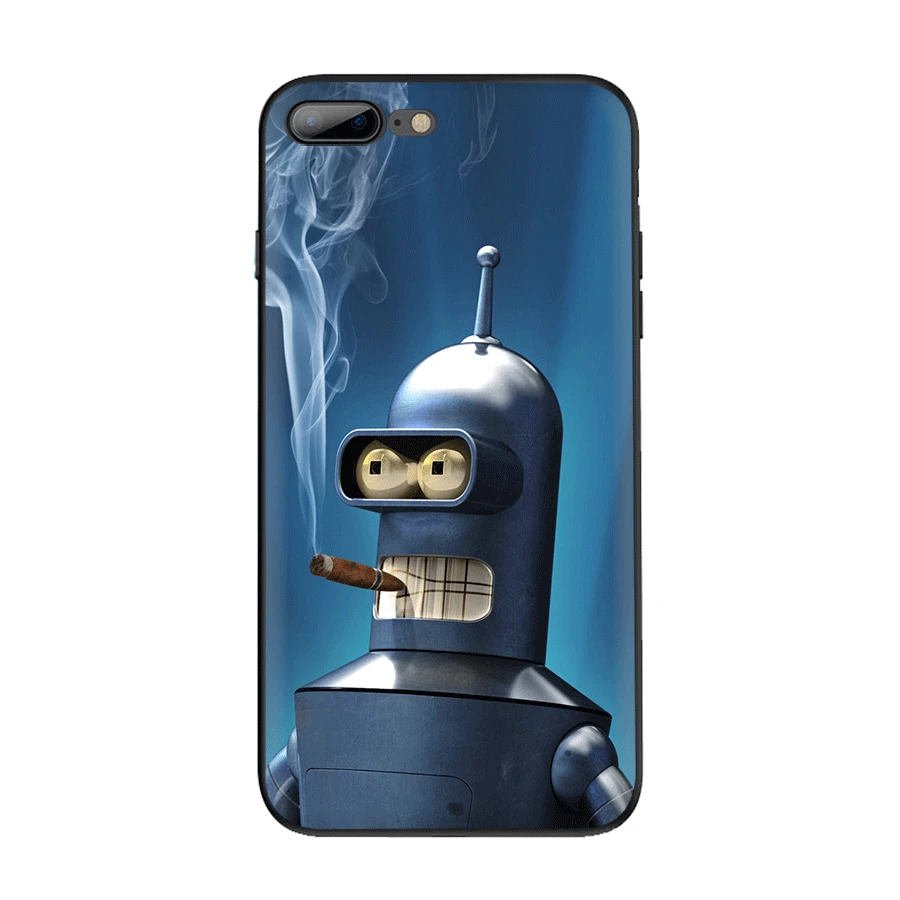 Чехол для мобильного телефона iPhone 11 Pro X XS Max XR iPhone 6 6s 7 8 Plus 5 5S SE чехол Futurama Bender прекрасный корпус
