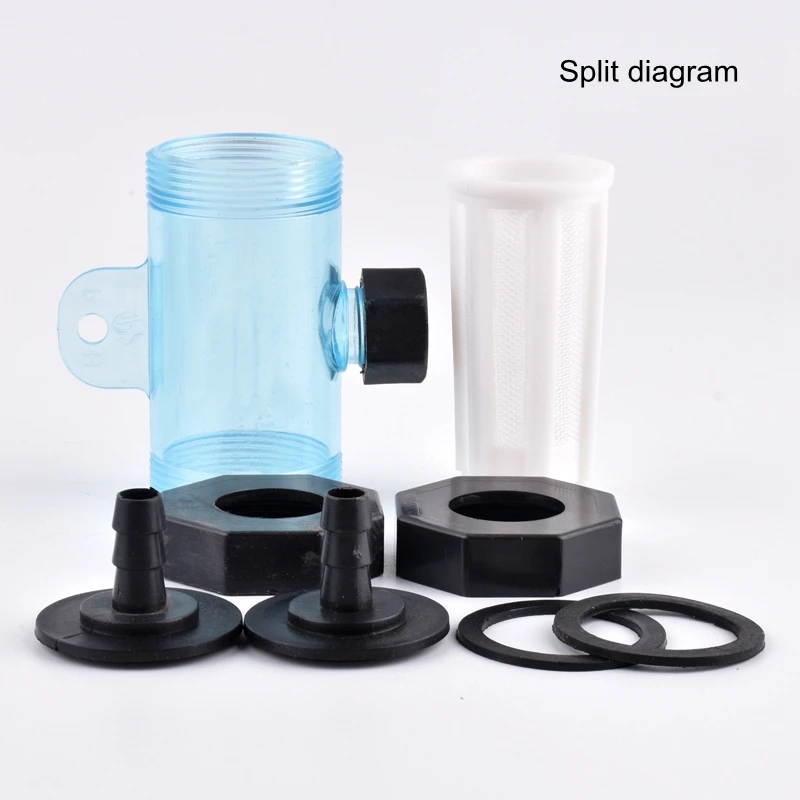 1pc 8mm~25mm Water Hose Filter Garden Irrigation Fittings Sprayer Aquarium Fish Tank Soft Water Pipe Filter Cup Car Brake water hose filter