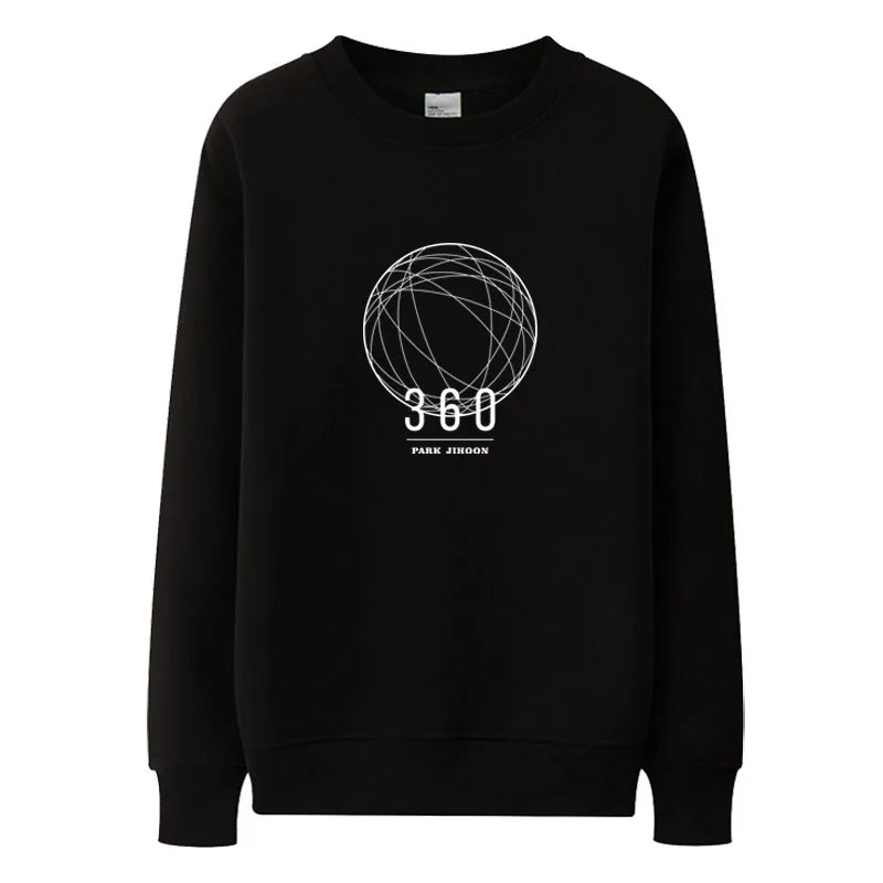 Демисезонная тонкая толстовка с капюшоном принтом kpop want one park jihoon альбом 360