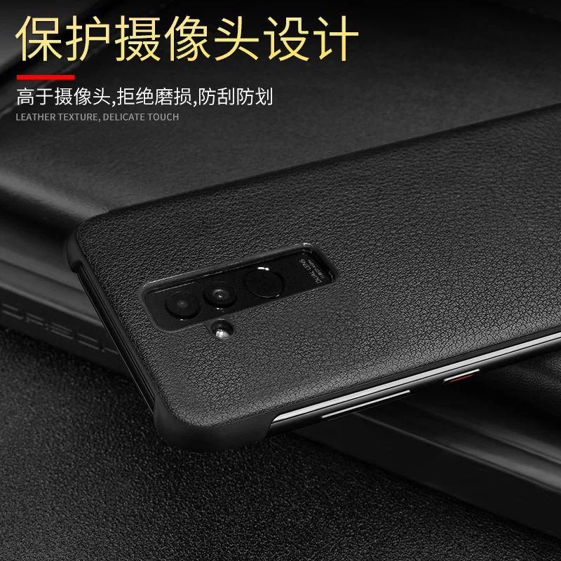 Чехлы с узором Личи для huawei mate 20 Lite Smart Touch View Window из натуральной кожи с откидной крышкой Funda для huawei mate 10 Pro